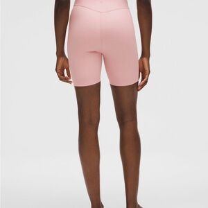 lululemon athletica Light Pink Bike Shorts
